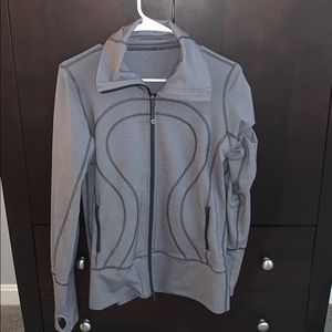 Gray lululemon zip up